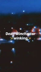 Dean Winchester winking