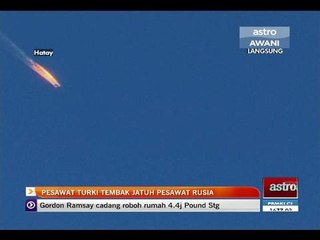 Pesawat Turki tembak jatuh pesawat Rusia