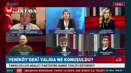 Vecdet Öz, Çiller ile arasında geçen görüşmeyi canlı yayında anlattı