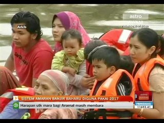 Sistem amaran banjir baharu diguna pakai 2017