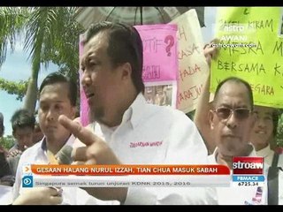 Gesaan halang Nurul Izzah, Tian Chua masuk Sabah