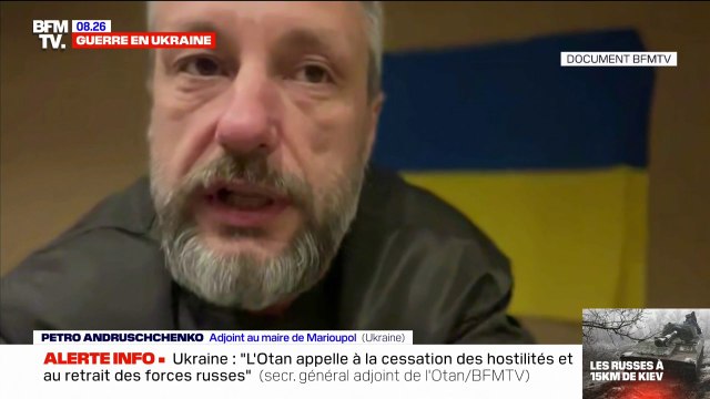 Le maire de Marioupol, ville bombardée par l'armée russe, dénonce des crimes de guerre sur BFMTV