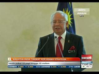 Malaysia - India tingkat kerjasama strategik