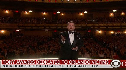 James Corden délivre un message sur Orlando aux Tony Awards 2016