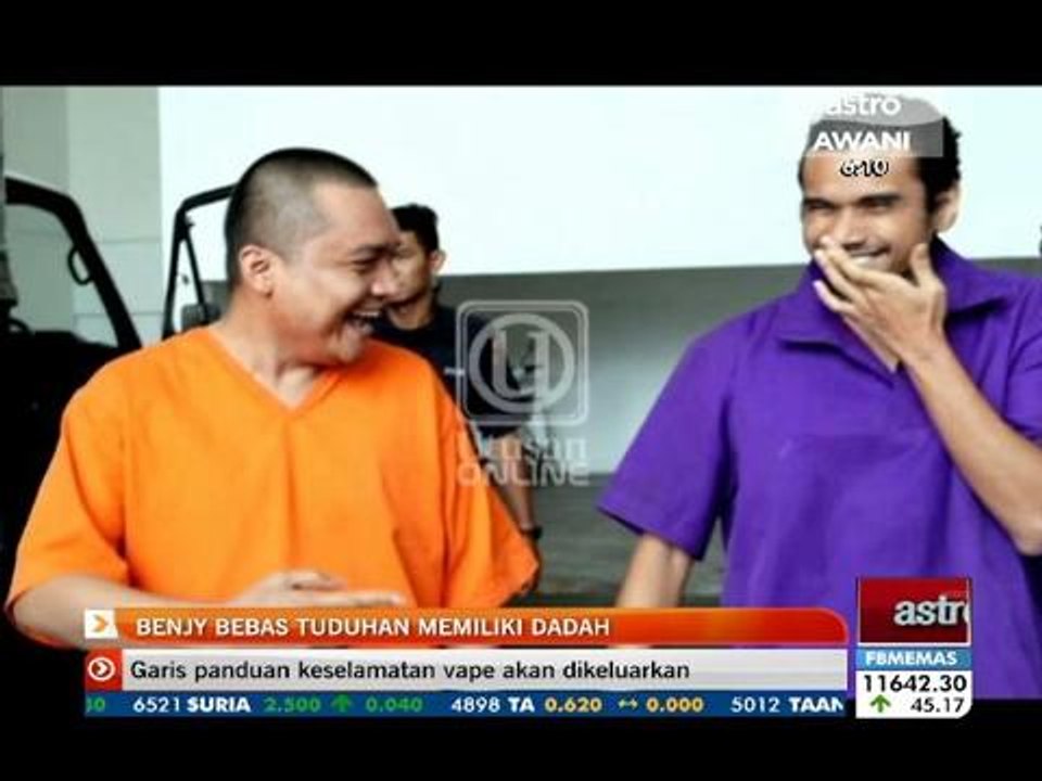 Benjy bebas tuduhan memiliki dadah