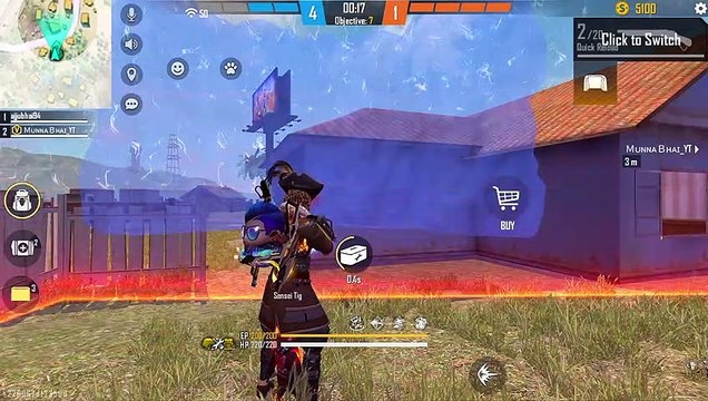 FREE FIRE OP GAMEPLAY ft. AJJUBHAI AND MUNNABHAI | GARENA FREE FIRE