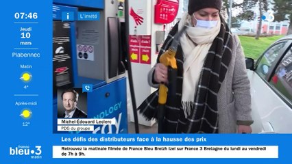 Michel Edouard Leclerc invité de France Bleu Breizh Izel