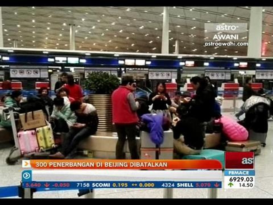 300 penerbangan di Beijing dibatalkan
