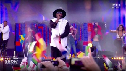 910- UEFA Euro 2016 _ Le grand show d'ouverture - Will i am pas dans le rythme une seconde - 160609