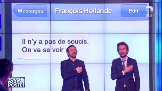 Le zapping du 08/04 : TPMP : François Hollande répond (enfin) au SMS de Cyril Hanouna