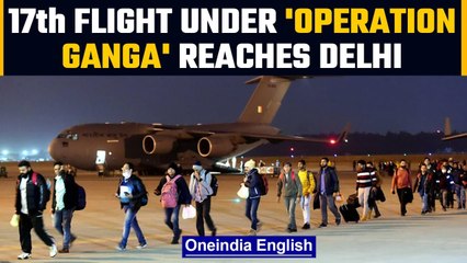 IAF Flight from Bucharest carrying 119 Indians and 17 foreigners lands in Delhi |OneIndia news
