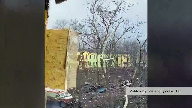 Russia-Ukraine: Volodymyr Zelenskyy shows the devastation inside shelled Mariupol maternity hospital
