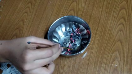 How to make black colour with newspaper  Making homemade black colour