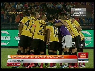 Sarawak mara ke suku akhir Piala Malaysia