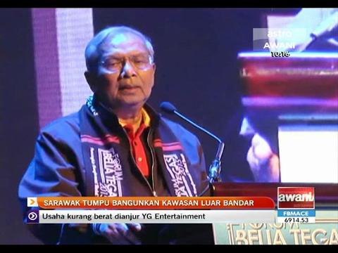 Sarawak tumpu bangunkan kawasan luar bandar