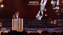 Alex Lutz reçoit Le Molière 2016 de l'Humour