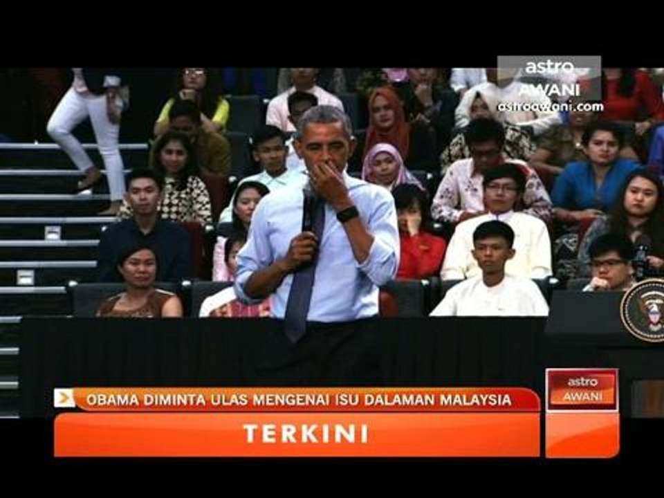 Obama diminta ulas mengenai isu dalaman Malaysia