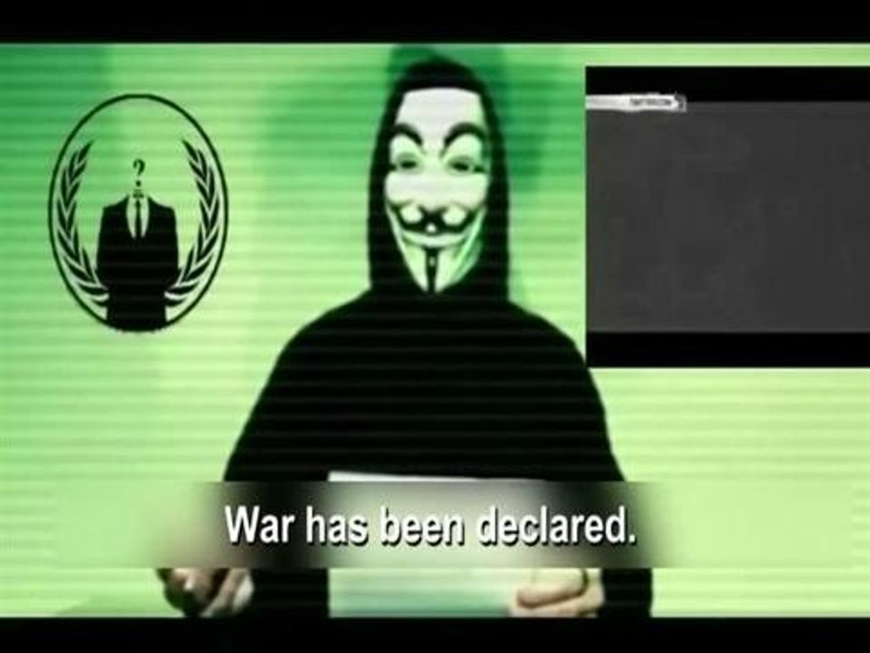 Anonymous declares war on Islamic State