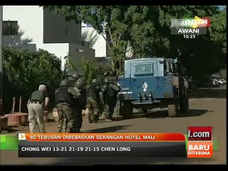 80 tebusan dibebaskan serangan hotel Mali