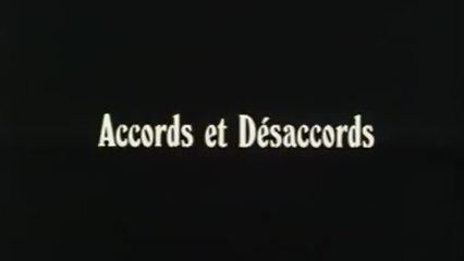 Accords et désaccords - VF