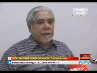 Mustafa Ali akur larangan debat dengan Husam Musa