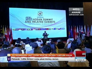 Isu keganasan, Laut China Selatan antara tumpuan Asean