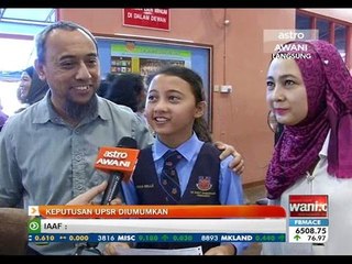 Suasana di SK Bukit Damansara susulan keputusan UPSR diumum