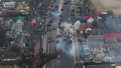 Kiev bölgesinde Rus tankları imha edildi