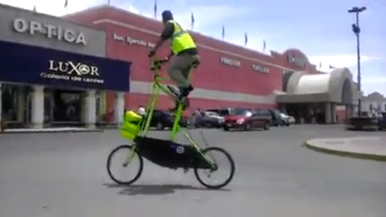 Un drôle de vélo observé au Mexique