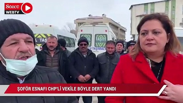 Şoför esnafı CHP'li vekile böyle dert yandı: Çocuğumun ayakkabısını 2 aydır mazot yüzünden erteliyorum!