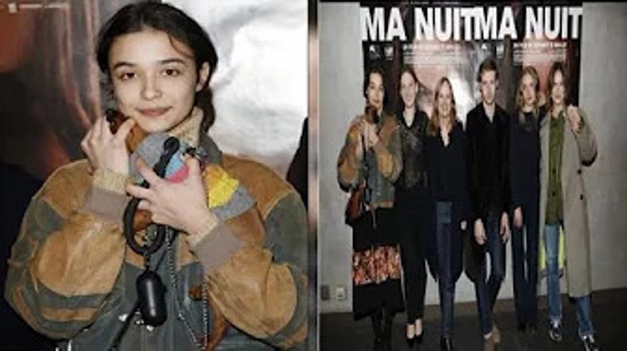 Carmen Kassovitz  La fille de Mathieu Kassovitz, et son petit chiot, st@rs des cinémas parisiens !