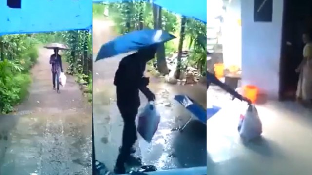 Vous ne devinerez jamais ce que transporte cet Indien