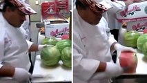 Ce Mexicain a un incroyable don pour découper les pastèques