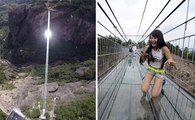 Un pont en verre suspendu à 183 mètres de haut vient d'ouvrir en Chine