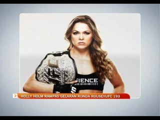 Holly Holm rampas gelaran Ronda Rousey