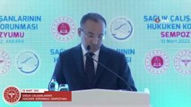 Bakan Bozdağ ve Bakan Koca, Sağlık Çalışanlarının Hukuken Korunması Sempozyumu'na katıldı