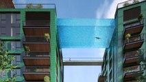 A Londres, une piscine va prendre place entre deux immeubles