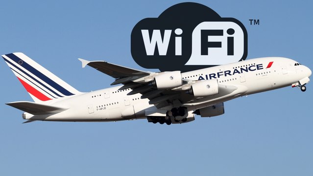 Le Wifi dans les avions Air France en 2020