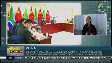 China asegura que su ejército no permitirá injerencia en Taiwán