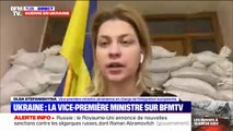 La vice-première ministre ukrainienne dénonce sur BFMTV 