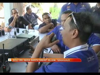 Ahli CRC sedia bantu hadapi musim tengkujuh
