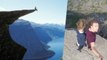 Norvège : Trolltunga le rocher suspendu à plus de 600 mètres d'altitude