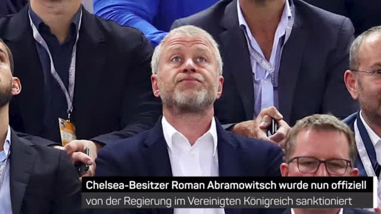 Roman Abramowitsch offiziell sanktioniert