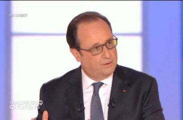 Léa Salamé face à François Hollande