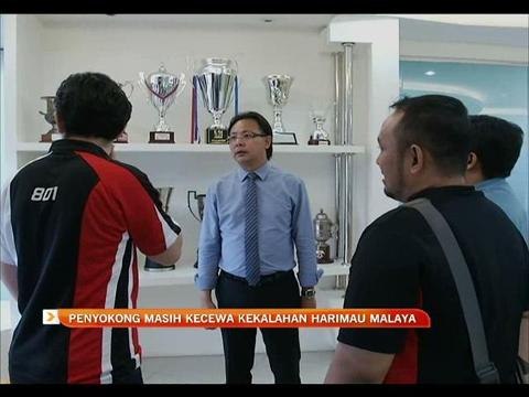 Penyokong masih kecewa kekalahan Harimau Malaya