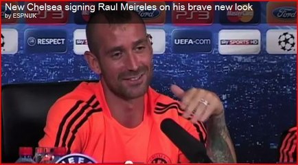 Tải video: Chelsea: Un journaliste se moque de la coiffure de Raul Meireles