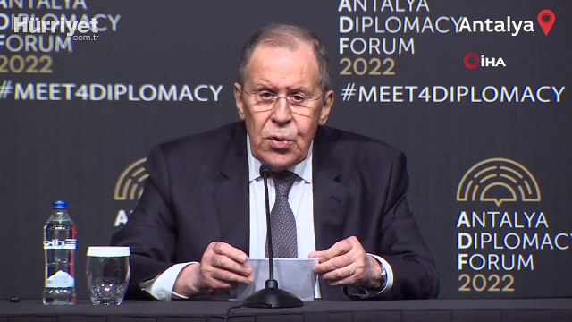 Dünyanın gözü Antalya'da... Rusya Dışişleri Bakanı Lavrov'dan ilk açıklama