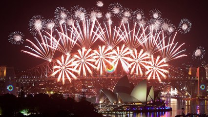 Sydney : le spectaculaire premier feu d'artifice de 2019