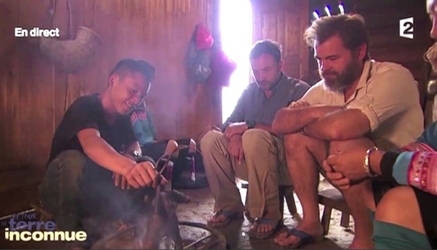 Le zapping du 13/04 : Quand Clovis Cornillac s’apprête à déguster du rat grillé !