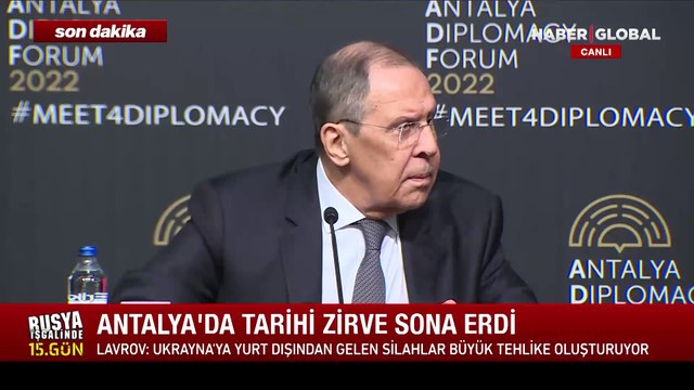 Ukraynalı gazetecinin sorusu Lavrov'u kızdırdı: Bir kahraman olacaksınız, bu kadarı size yeter